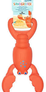 Langosta recoge arena