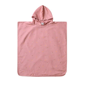 Poncho Playa Whale Pink Talla M