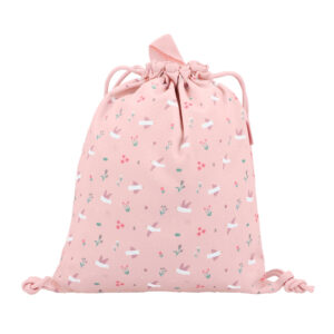 Mochila Saco Tela Blossom Birds